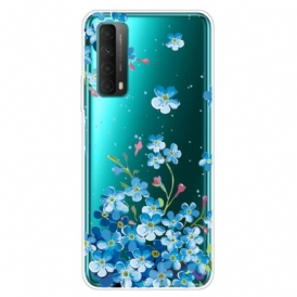 Cover Huawei P Smart 2021 Mazzo Di Fiori Blu