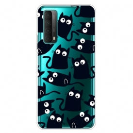 Cover Huawei P Smart 2021 Più Gatti Neri
