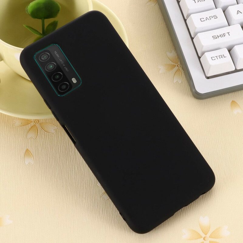 Cover Huawei P Smart 2021 Silicone Liquido Con Cordino