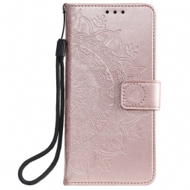 Custodia in pelle Huawei P Smart 2021 Mandala Del Sole
