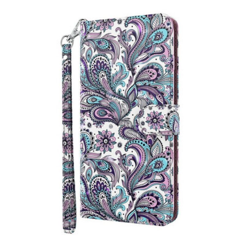Custodia in pelle Huawei P Smart 2021 Modelli Di Fiori