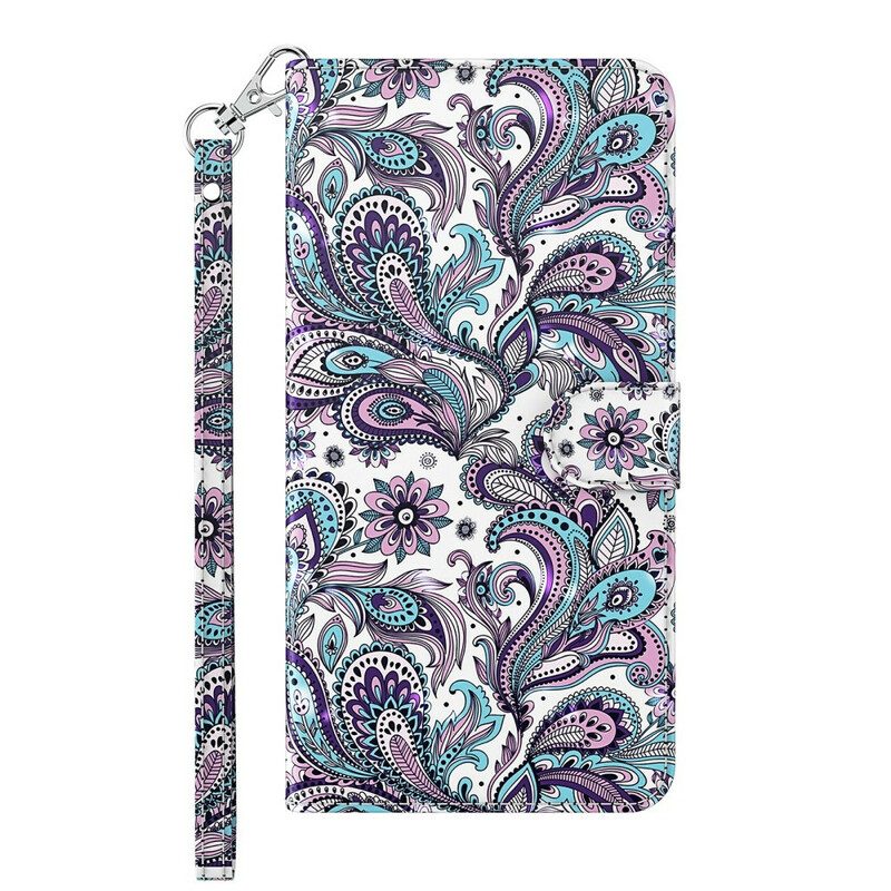Custodia in pelle Huawei P Smart 2021 Modelli Di Fiori