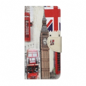 Custodia in pelle Huawei P Smart 2021 Vita Londinese
