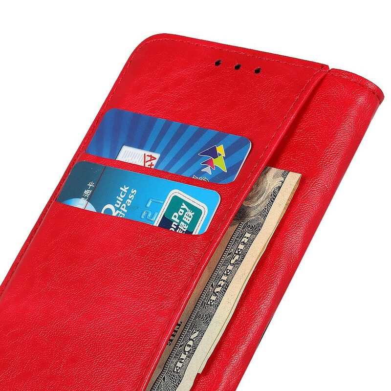 Folio Cover Huawei P Smart 2021 Custodia in pelle Stile Pelle Sobrietà