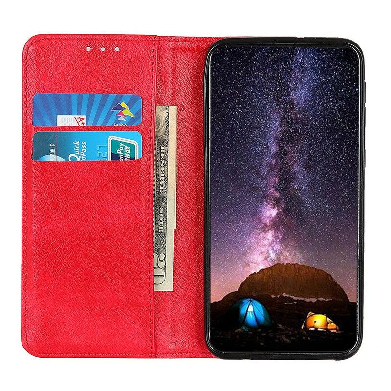 Folio Cover Huawei P Smart 2021 Custodia in pelle Stile Pelle Sobrietà