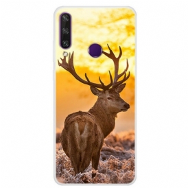 Cover Huawei Y6p Cervo E Paesaggio