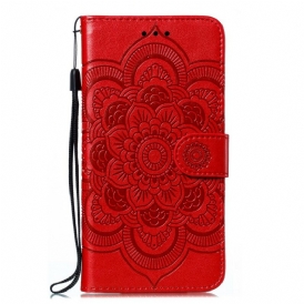 Custodia in pelle Huawei Y6p Mandala Completo