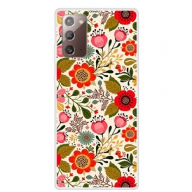 Cover Samsung Galaxy Note 20 Arazzo Floreale