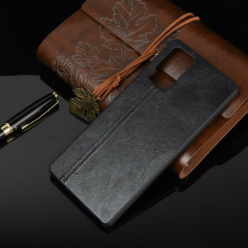 Cover Samsung Galaxy Note 20 Effetto Pelle Couture
