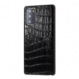 Cover Samsung Galaxy Note 20 Vera Pelle Di Coccodrillo