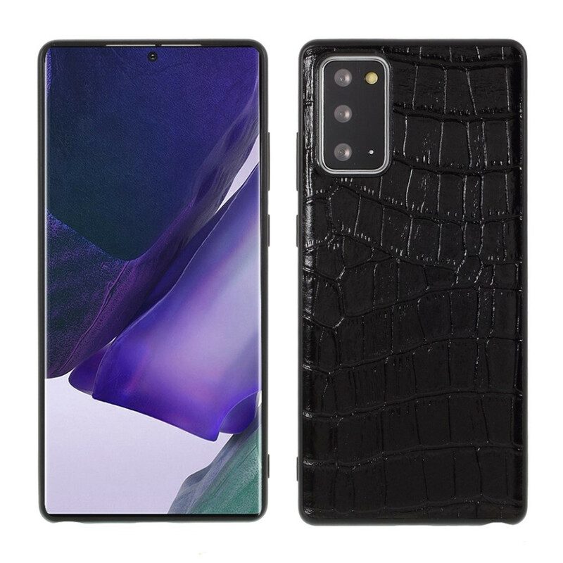 Cover Samsung Galaxy Note 20 Vera Pelle Di Coccodrillo