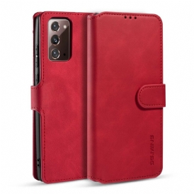 Custodia in pelle Samsung Galaxy Note 20 Dg.ming Retro