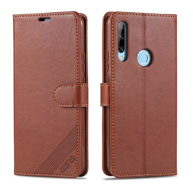 Custodia in pelle Huawei P Smart Z Azns Ecopelle