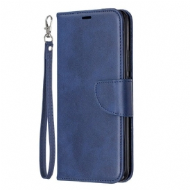 Custodia in pelle Huawei P Smart Z Cinturino Effetto Pelle Premium