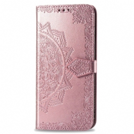 Custodia in pelle Huawei P Smart Z Mandala Medioevo