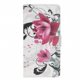 Folio Cover Huawei P Smart Z Fiori Tropicali