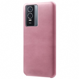 Cover Vivo Y76 5G Litchi Performance Effetto Pelle