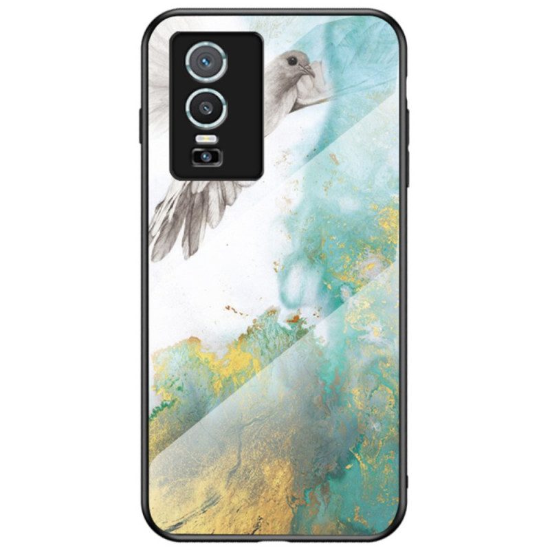 Cover Vivo Y76 5G Vetro Temperato Colori Marmo
