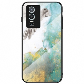 Cover Vivo Y76 5G Vetro Temperato Colori Marmo