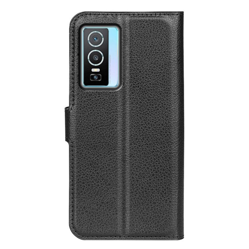 Custodia in pelle Vivo Y76 5G Classico
