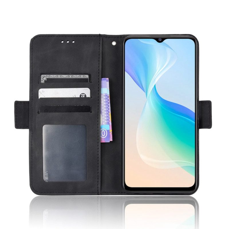 Custodia in pelle Vivo Y76 5G Multi-carte