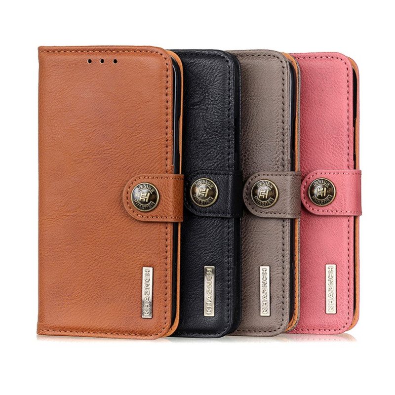 Custodia in pelle Vivo Y76 5G Similpelle Khazneh