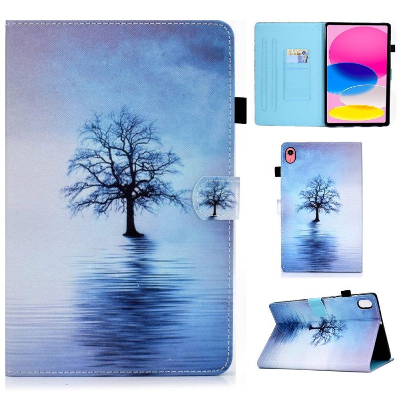 Custodia in pelle iPad 10.9" (2022) Albero Artistico