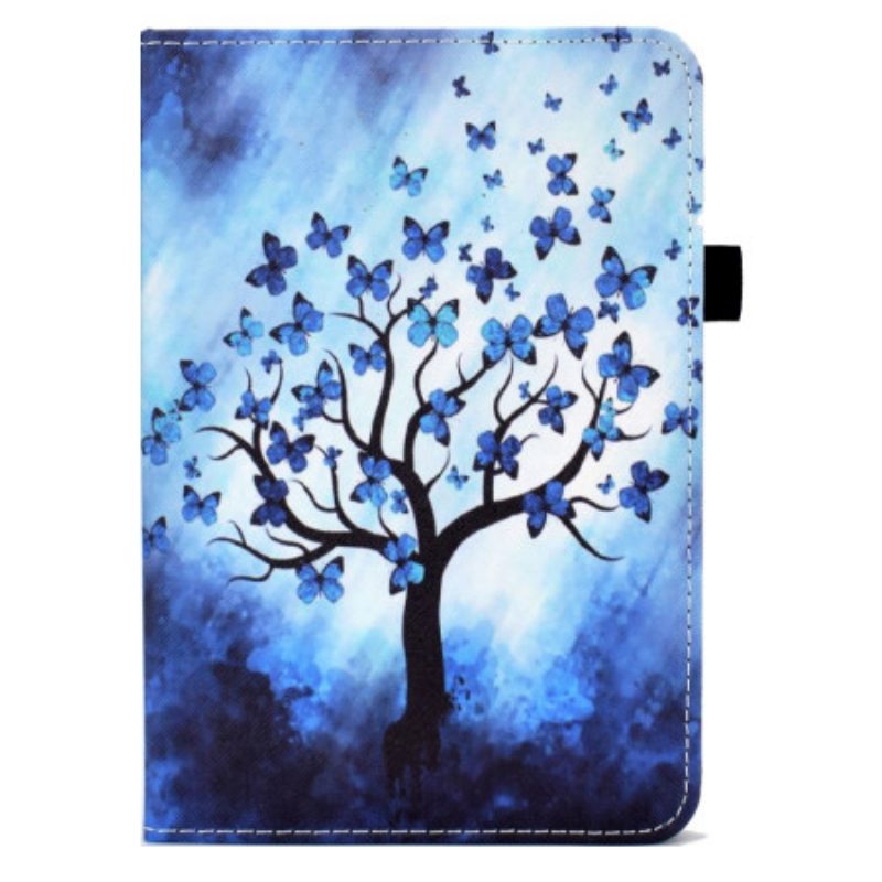 Custodia in pelle iPad 10.9" (2022) Albero Sotto La Tempesta