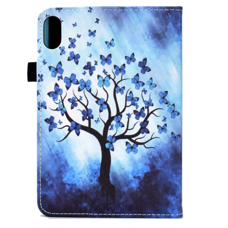 Custodia in pelle iPad 10.9" (2022) Albero Sotto La Tempesta