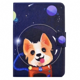 Custodia in pelle iPad 10.9" (2022) Cane Spaziale