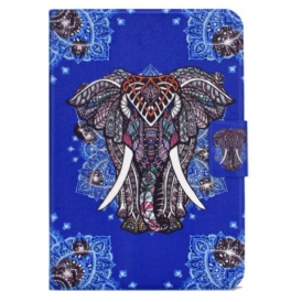 Custodia in pelle iPad 10.9" (2022) Elefante Tribale