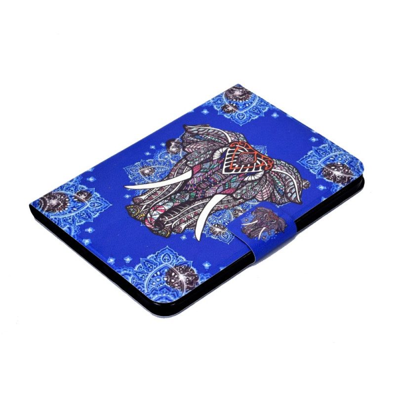 Custodia in pelle iPad 10.9" (2022) Elefante Tribale