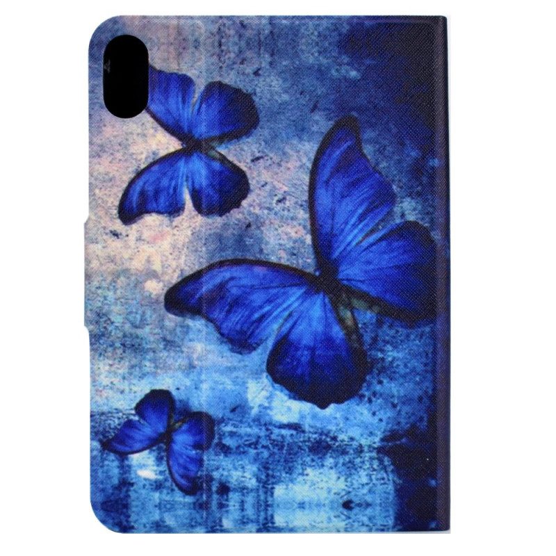 Custodia in pelle iPad 10.9" (2022) Farfalle Fantastiche