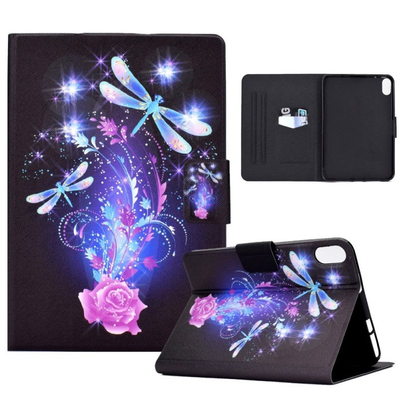 Custodia in pelle iPad 10.9" (2022) Fata Farfalla