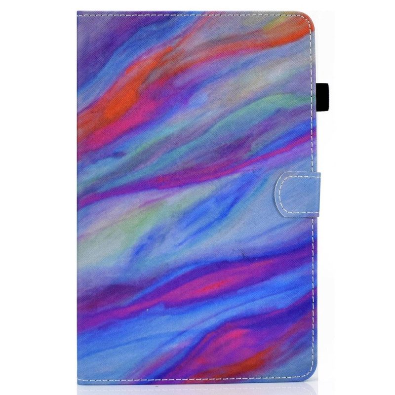 Custodia in pelle iPad 10.9" (2022) Modello Astratto