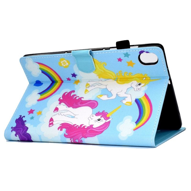 Custodia in pelle iPad 10.9" (2022) Unicorni Felici