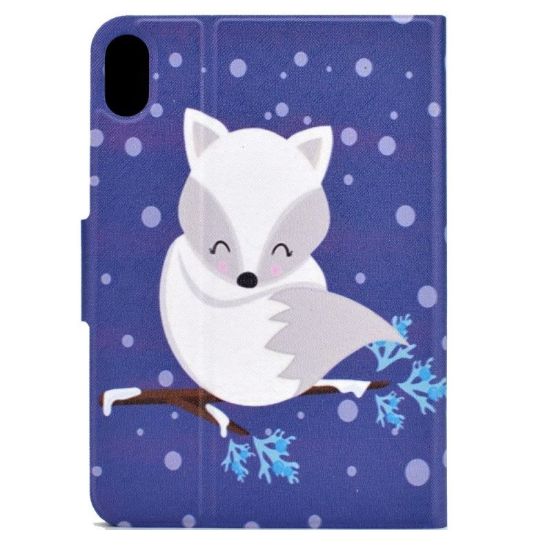 Custodia in pelle iPad 10.9" (2022) Volpe Bianca