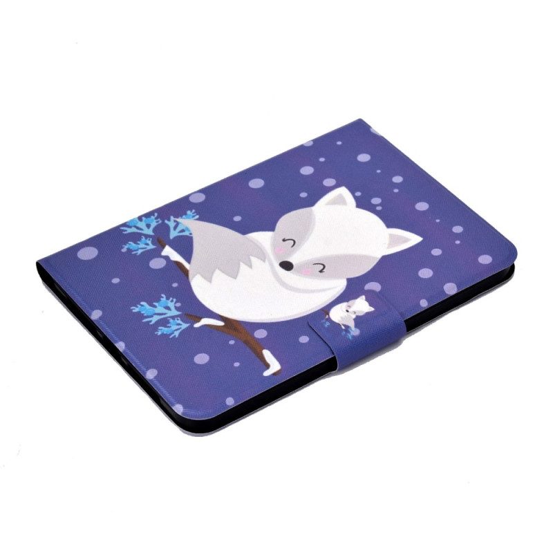 Custodia in pelle iPad 10.9" (2022) Volpe Bianca