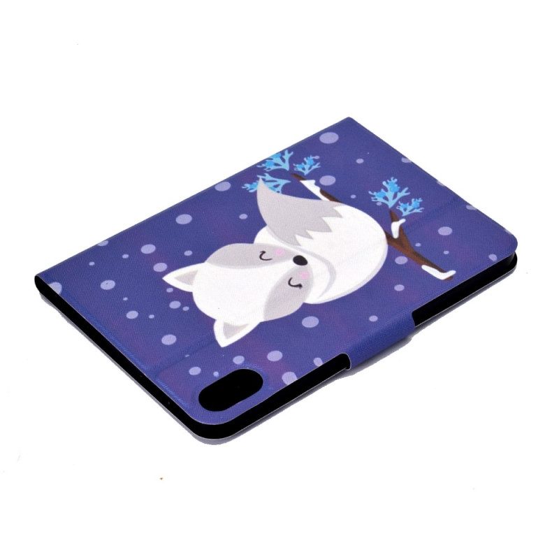 Custodia in pelle iPad 10.9" (2022) Volpe Bianca