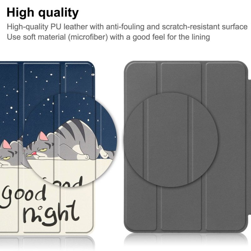 Custodia iPad 10.9" (2022) Gatto Addormentato