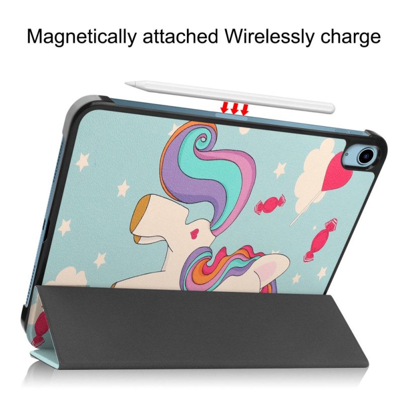 Custodia iPad 10.9" (2022) Unicorno Rinforzato