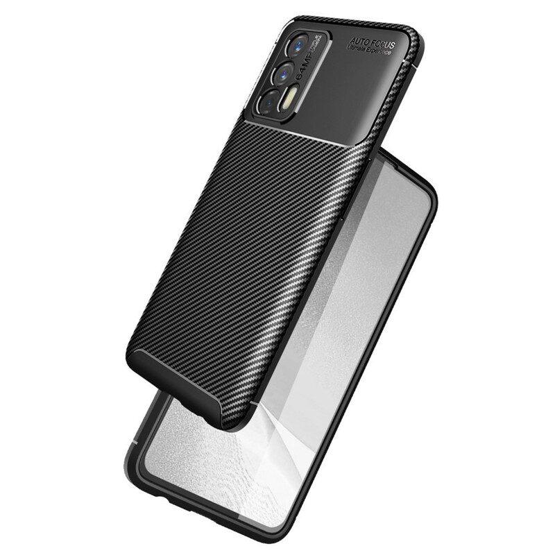 Cover Realme GT 5G Struttura Flessibile In Fibra Di Carbonio