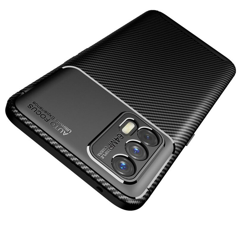Cover Realme GT 5G Struttura Flessibile In Fibra Di Carbonio