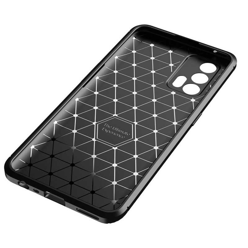 Cover Realme GT 5G Struttura Flessibile In Fibra Di Carbonio