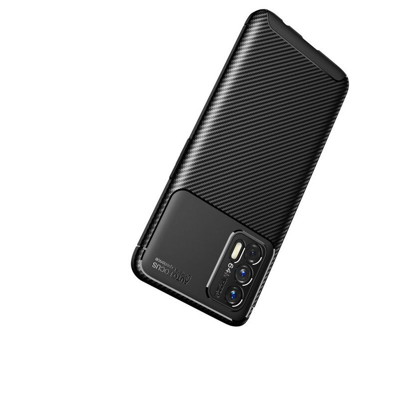 Cover Realme GT 5G Struttura Flessibile In Fibra Di Carbonio