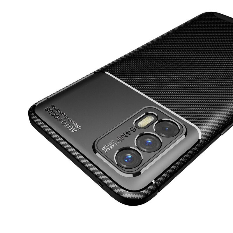 Cover Realme GT 5G Struttura Flessibile In Fibra Di Carbonio