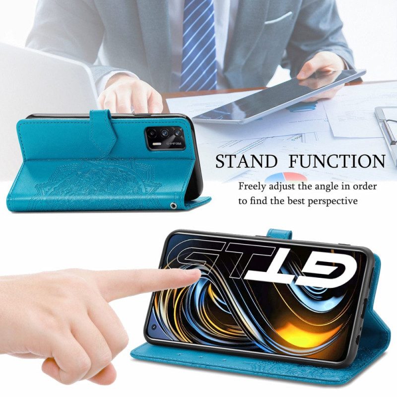 Custodia A Portafoglio Realme GT 5G Mandala Medioevo