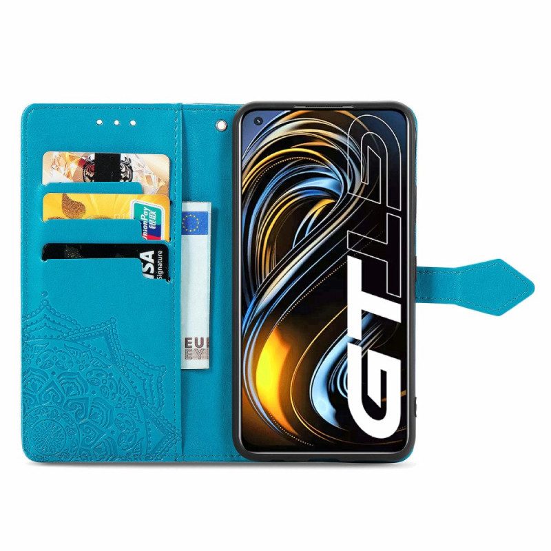 Custodia A Portafoglio Realme GT 5G Mandala Medioevo