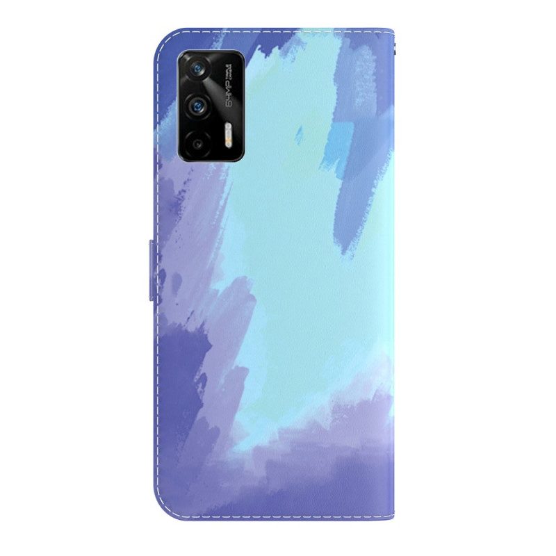 Custodia in pelle Realme GT 5G Acquerello