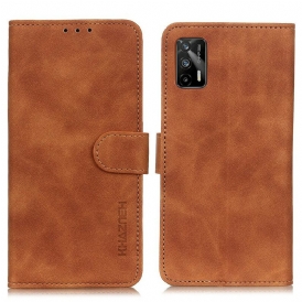 Custodia in pelle Realme GT 5G Khazneh Effetto Pelle Vintage